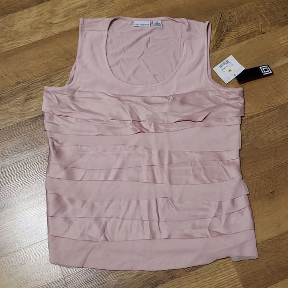 Liz Claiborne  - Light Pink Ruffle Tank - Ladies Medium - Picture 5 of 14